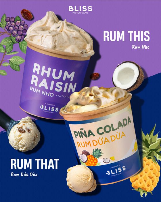 Bliss Premium Gelato - Tác phẩm nghệ thuật đầu tiên về kem Ý thuần khiết