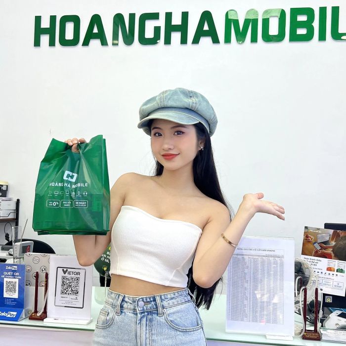 Hình ảnh không gian bán hàng tại Hoàng Hà Mobile