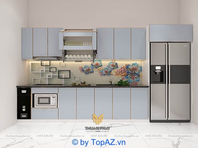 Địa chỉ vàng cung cấp tủ bếp inox cánh kính cao cấp tại Hà Nội