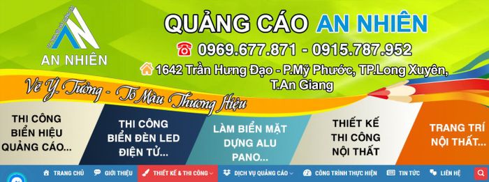 Hình ảnh công trình tiêu biểu của Quảng Cáo An Nhiên