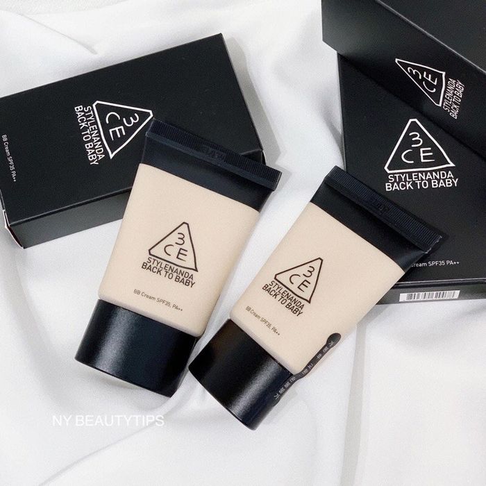 Ảnh minh họa 3CE Back To Baby BB Cream - Kết cấu mềm mịn, che phủ hoàn hảo