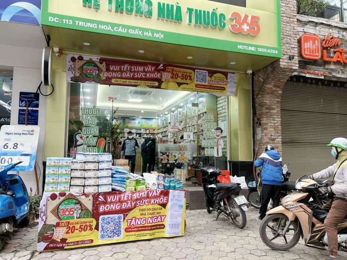 Không gian hiện đại và chuyên nghiệp tại Nhà thuốc 365