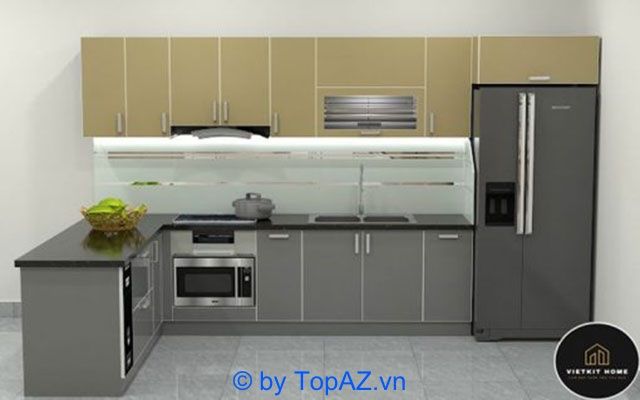 Địa chỉ uy tín cung cấp tủ bếp inox cánh kính chất lượng tại Hà Nội