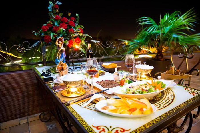 Không gian xanh mát tại Lưu Gia Trang