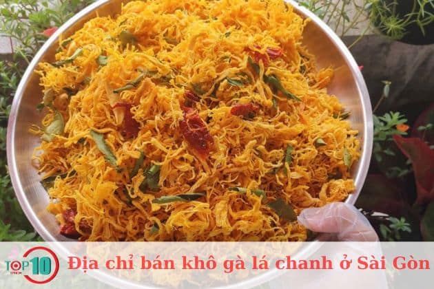 Khô gà lá chanh Sài Gòn - Đặc sản ăn vặt không thể bỏ qua