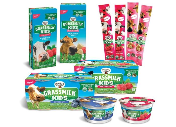 Hình ảnh sản phẩm sữa chua hữu cơ Grassmilk Kids đầy đặn