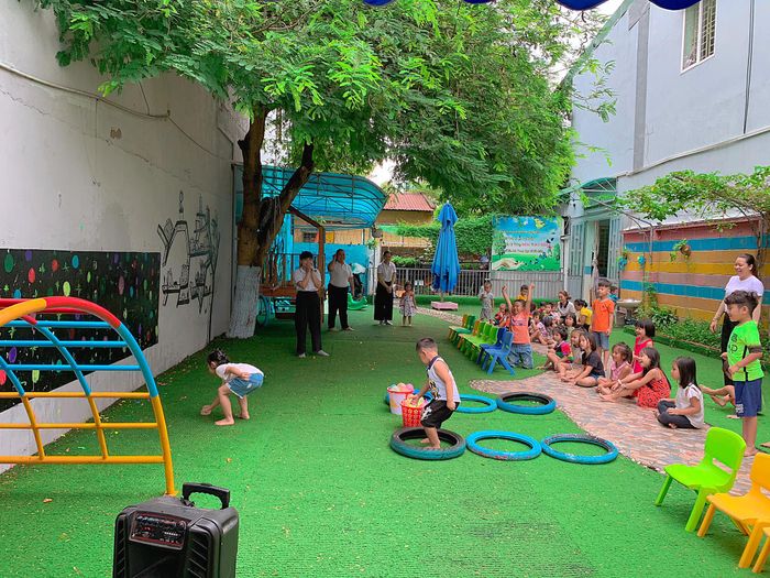Hình ảnh không gian học tập sáng tạo tại HappyKids Pre-school