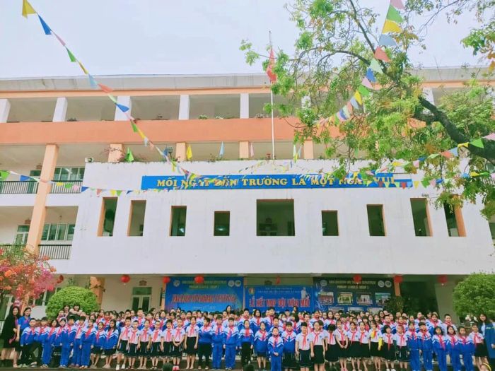 Ảnh 1: Trường Tiểu học Lê Mao - Kiến trúc khang trang giữa lòng thành phố