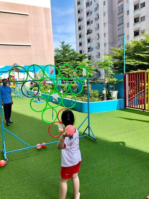 Hình ảnh không gian học tập tràn ngập ánh sáng tại Trường Mầm Non Đam Ri