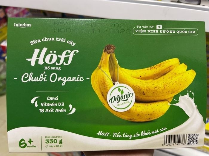 Hình ảnh sản phẩm sữa chua Hoff chuối Organic cao cấp