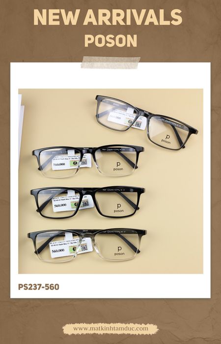 Bộ sưu tập kính mắt đa dạng tại Tâm Đức Optics