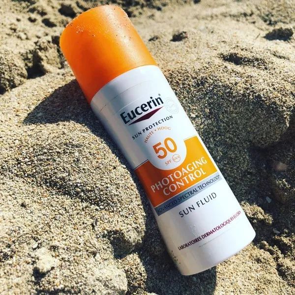 Hình ảnh thực tế kem chống nắng Eucerin dòng Oil Control