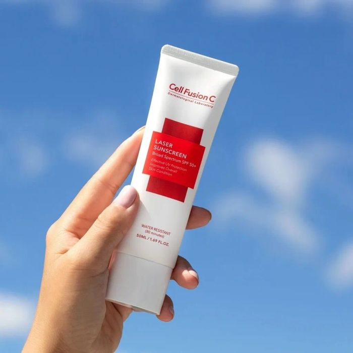 Bộ sưu tập hình ảnh kem chống nắng Cell Fusion C đa dạng dòng sản phẩm