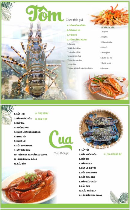 Thực đơn phong phú - Bữa tiệc cho mọi giác quan