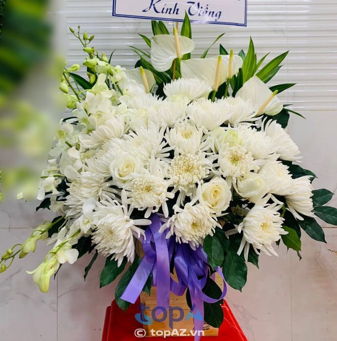 Điện Hoa Kiên Giang - Nơi gửi gắm những vòng hoa tri ân đẹp nhất