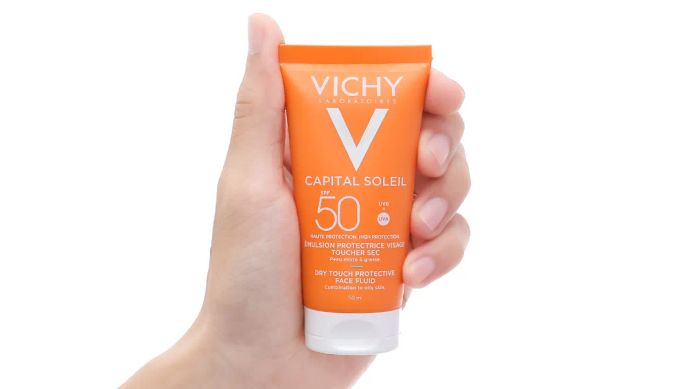 Hình ảnh thực tế kem chống nắng Vichy dòng sản phẩm cao cấp