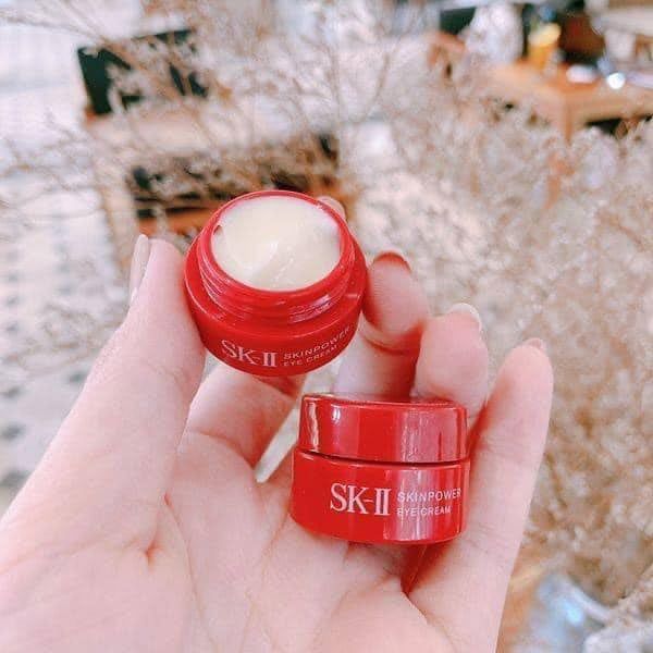 Hình ảnh chi tiết kem dưỡng mắt SK-II Skin Power bản Nhật nội địa