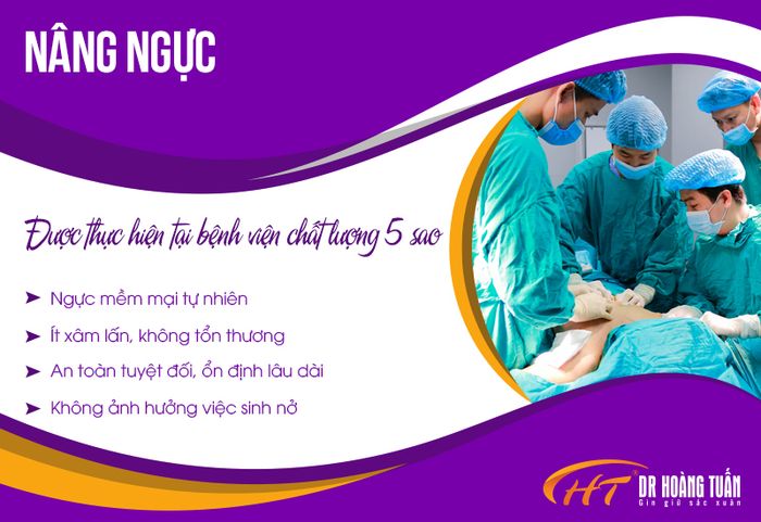 Hình ảnh thực tế về kết quả nâng ngực tại Dr. Hoàng Tuấn