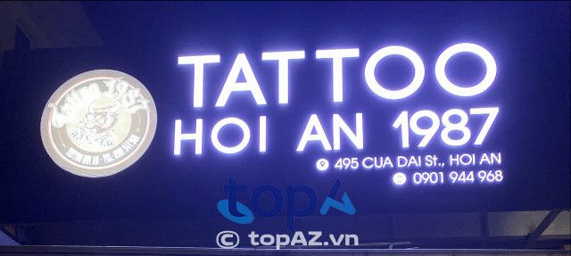 Tattoo Hội An 1987 - Nơi gửi gắm những tác phẩm nghệ thuật vĩnh cửu