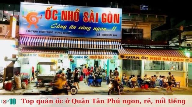 Quán ốc Nhớ - Nơi lưu giữ hương vị ốc đặc trưng của Sài Gòn