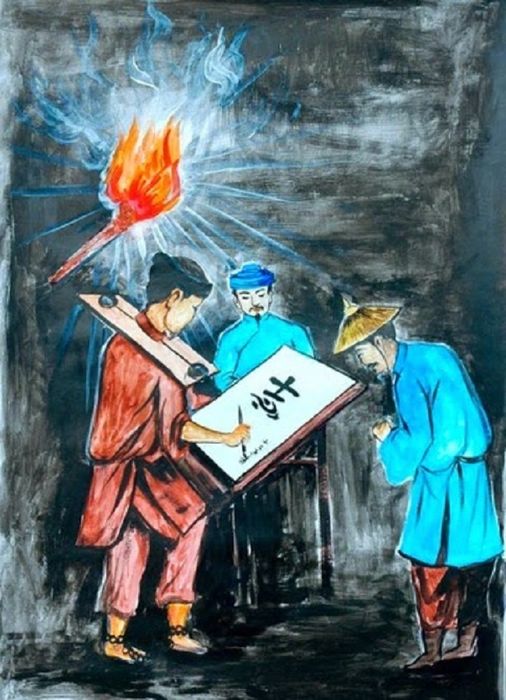 Tác phẩm minh họa số 1 - Bức họa đầy cảm xúc