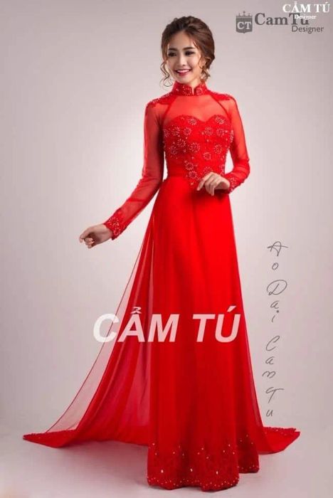 BST Áo Dài Cưới Cẩm Tú - Tôn Vinh Nét Đẹp Cô Dâu Việt