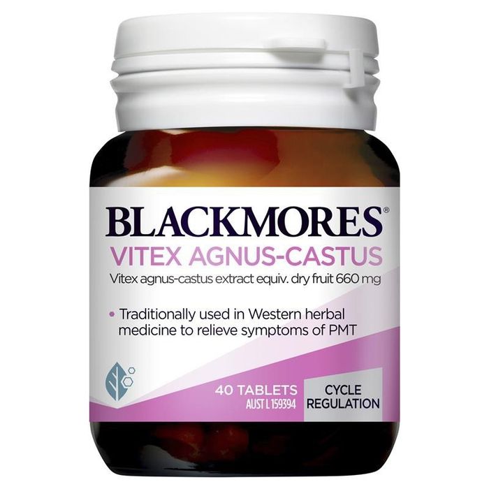 Viên uống Blackmores Vitex Agnus Castus - Giải pháp cân bằng nội tiết, điều hòa chu kỳ kinh nguyệt một cách tự nhiên.