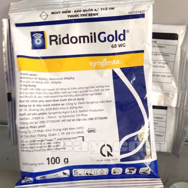 Hình ảnh thực tế: Ridomil 68WG - Người bạn đồng hành của nhà nông