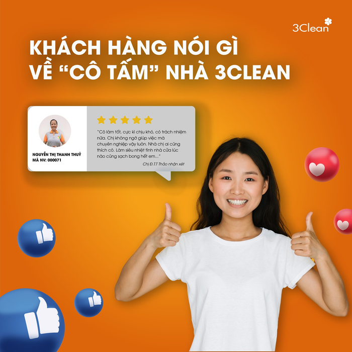 Hình ảnh thực tế nhân viên 3Clean làm việc