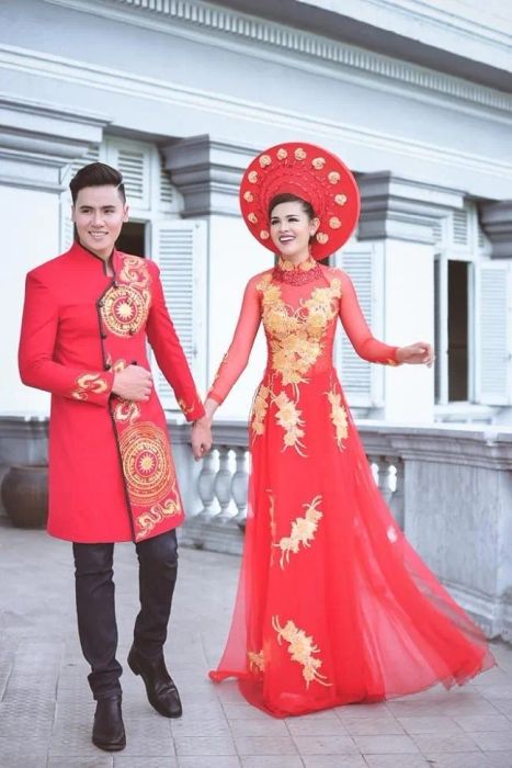 BST Áo Dài Cưới Tinh Tế Tại Tiên