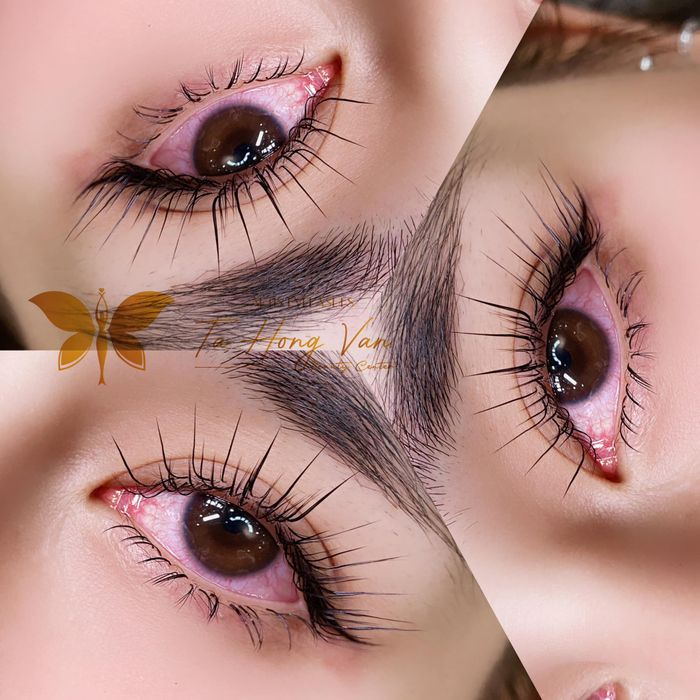 Hình ảnh thực tế về dịch vụ nối mi tại Tạ Hồng Vân Beauty