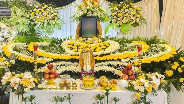Không gian phục vụ trang nghiêm tại Cơ Sở Mai Táng Thành Vinh