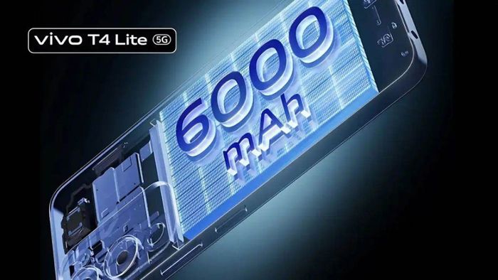 Điểm nhấn ấn tượng là viên pin dung lượng khủng 6000 mAh