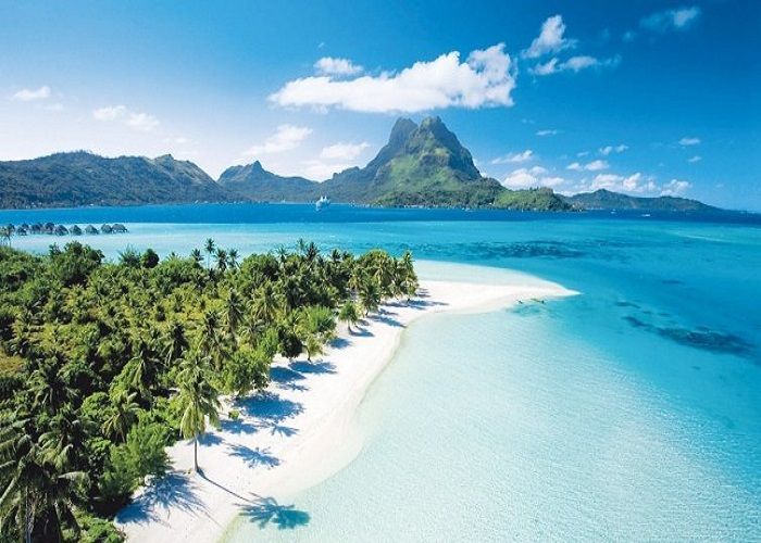 Tranh minh họa sống động về bãi biển Nha Trang (Nguồn: Tổng hợp)