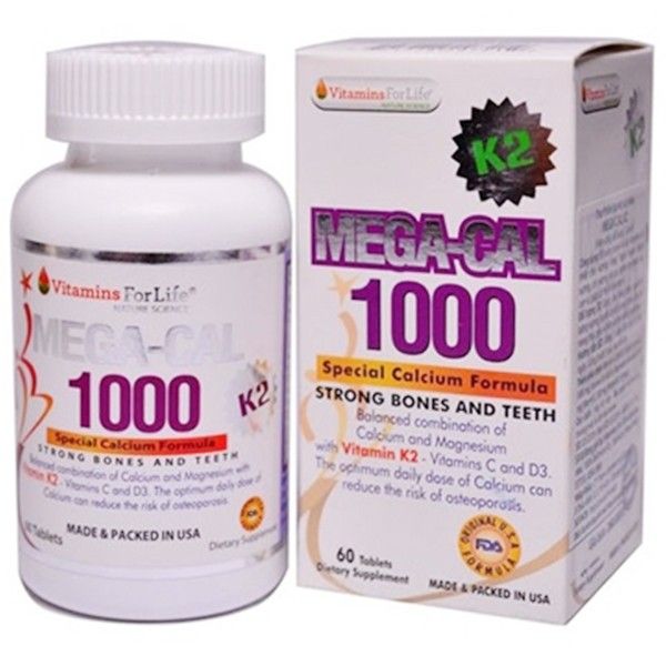 Hình ảnh thực tế viên uống Mega Cal K2 1000