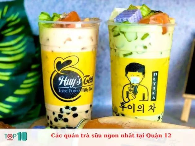 Hành Trình Khám Phá Top 15 Quán Trà Sữa Đáng Thử Nhất Quận 12