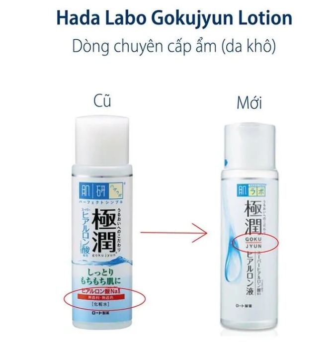 Ảnh Chai Toner Hada Labo Gokujyun Bản Đặc Trị Da Khô