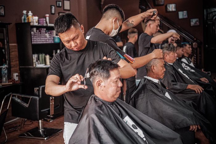 Hình ảnh lớp học thực hành tại Lê Khải Academy