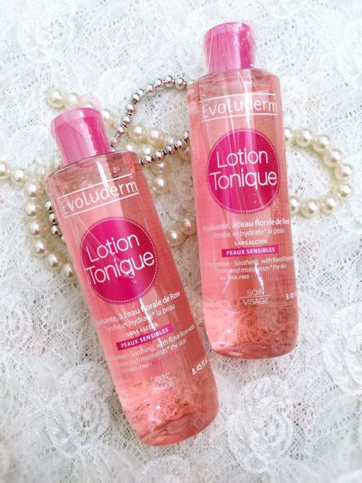 Hình ảnh chân thực Evoluderm Toning Lotion - chai toner xanh dịu nhẹ