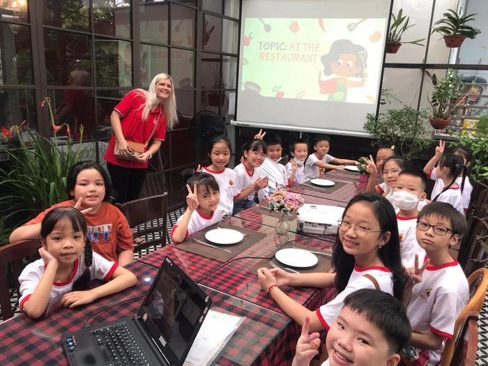 Hình ảnh lớp học tiêu chuẩn quốc tế tại Sydney Academy