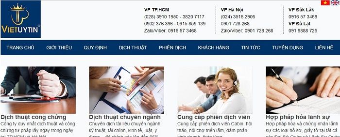 Dịch thuật Việt Uy Tín - Chất lượng tạo nên thương hiệu