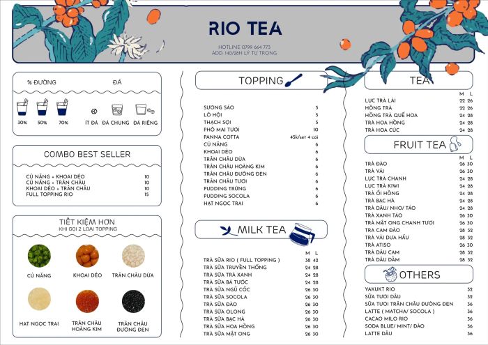 RIO TEA - Nghệ thuật pha chế đương đại