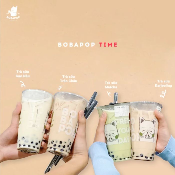 Trà Sữa Bobapop - Nét phá cách đầy sáng tạo