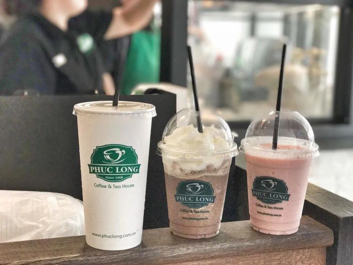 Phúc Long Coffee & Tea - Không gian thưởng thức sang trọng