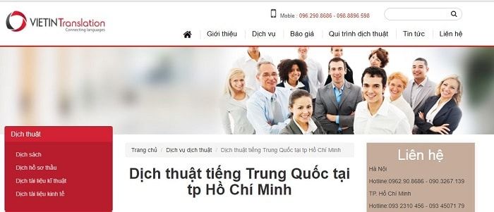 Vietin - Chuyên gia ngôn ngữ