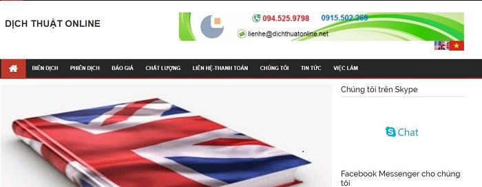 Dịch thuật trực tuyến tại TP.HCM