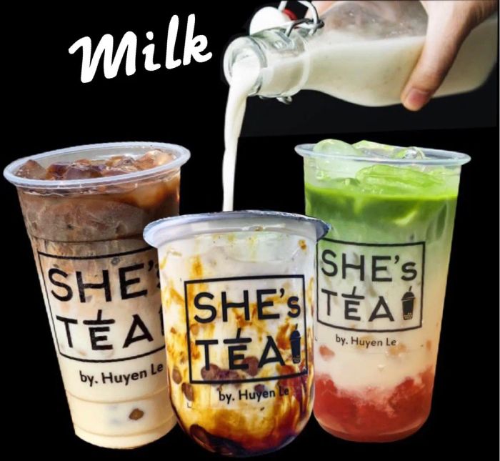 SHE'S TEA - Nghệ thuật pha chế đỉnh cao