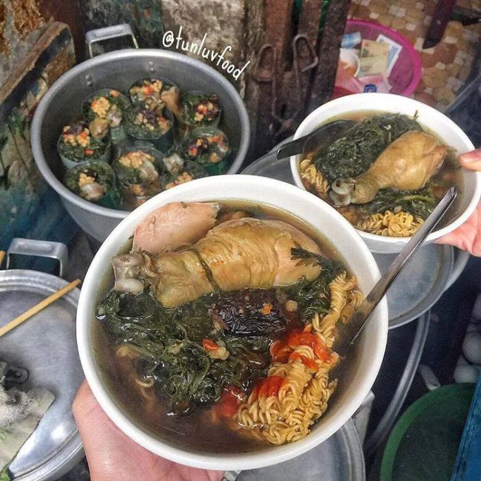 Khoảnh khắc ẩm thực đẹp mắt với món gà tần truyền thống