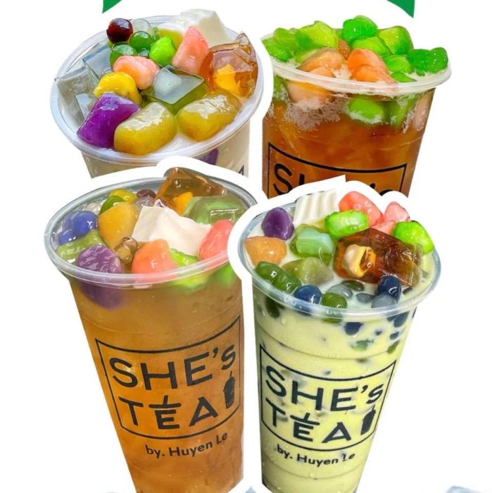 SHE'S TEA - Không gian sống ảo triệu like