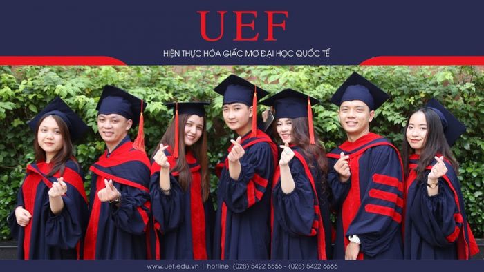Hình ảnh khuôn viên Đại học Kinh tế Tài chính TP.HCM